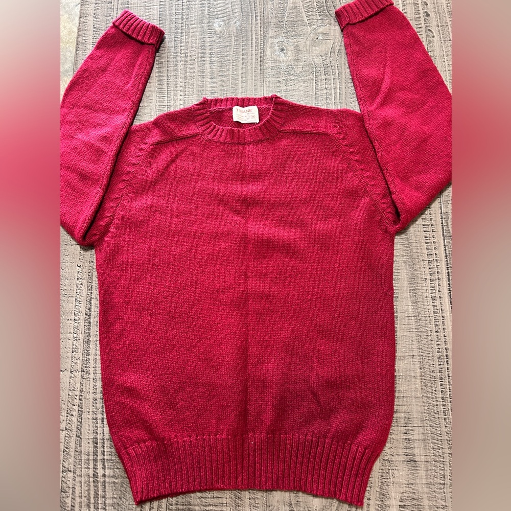 Classic Red Crew Neck Sweater